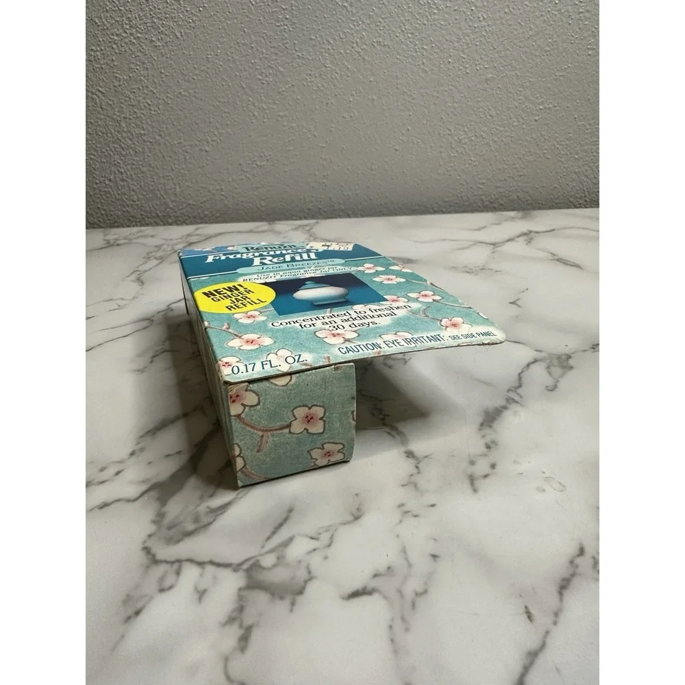 Renuzit Fragrance Jar‎ Only Refill. Jade Breezes. 1992. New In Box. 0.17oz